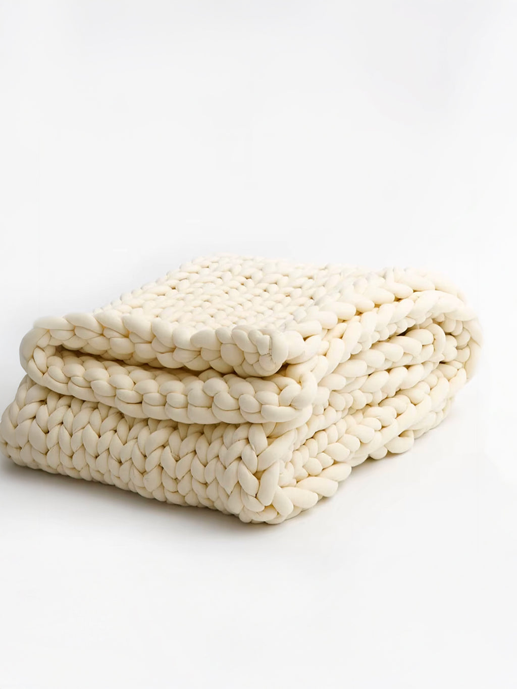 Weighted Snuggle Knit - Cream