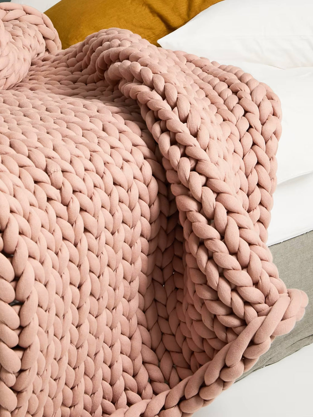 Weighted Snuggle Knit - Flamingo Pink