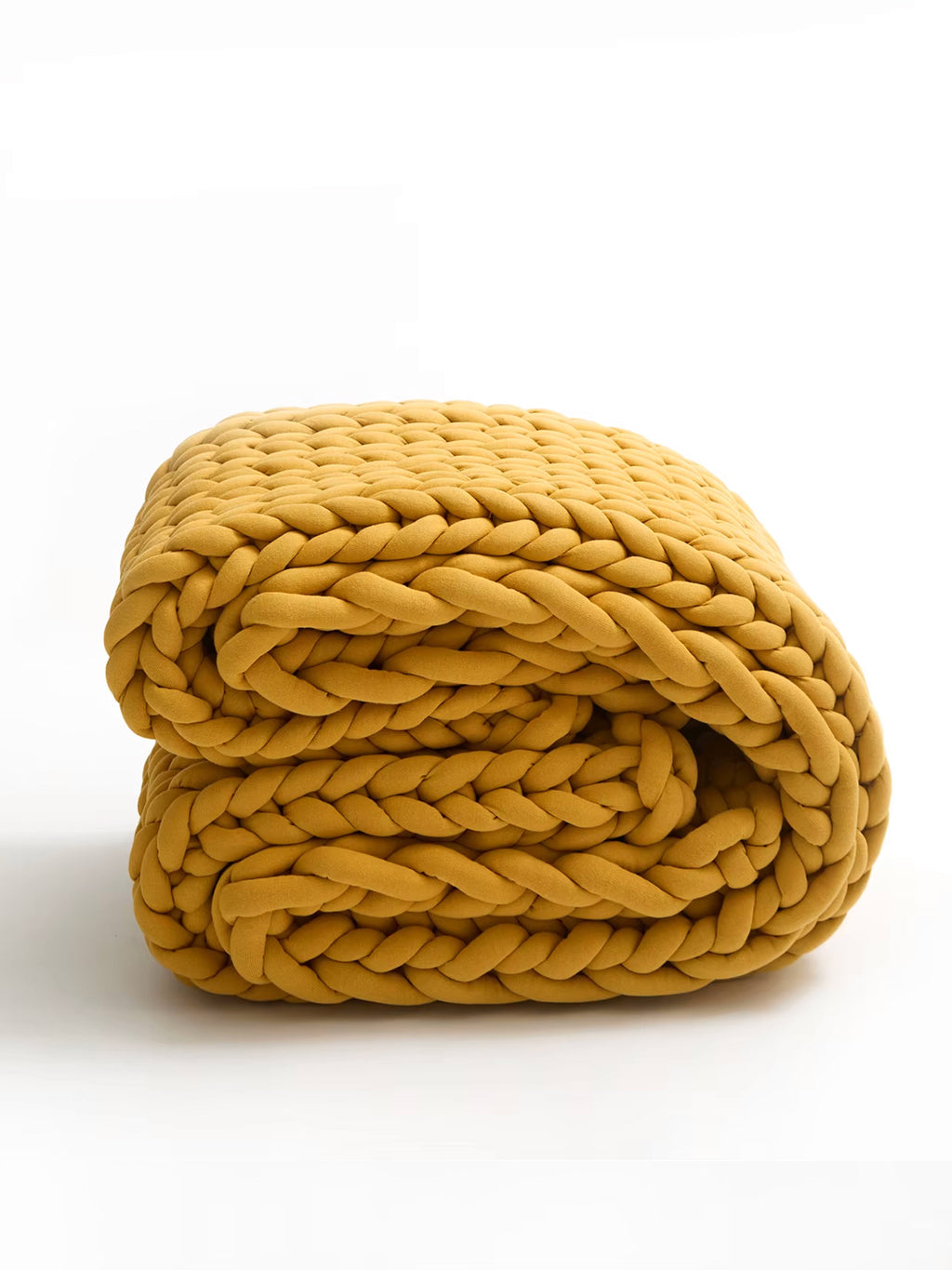 Weighted Snuggle Knit - Mustard